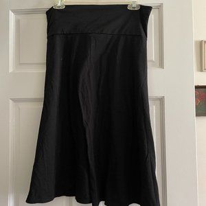 Lularoe Black Cotton Skirt L